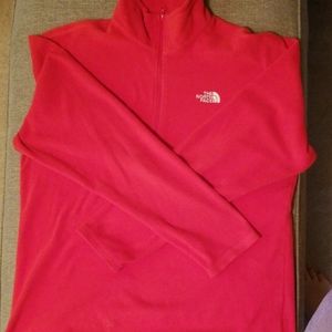 The Northface fleece half zip pullover